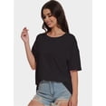 thumbnail image 3 of Women’s Short Sleeve Tops Crew Neck Summer Shirts, 3 of 6