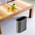 thumbnail image 4 of Cubo de basura pequeño para oficina, cesto de basura estrecho, cubo de basura abierto, dormitorio, oficina, sala de estar Negro, 4 of 7