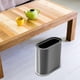 thumbnail image 4 of Cubo de Basura de Oficina Pequeño Extraíble, Cubo de Basura Delgado, Práctico Cubo de Basura Rectangular Compacto, para Cocina, Hogar, Hotel Negro Sunnimix Bote de basura, 4 of 8