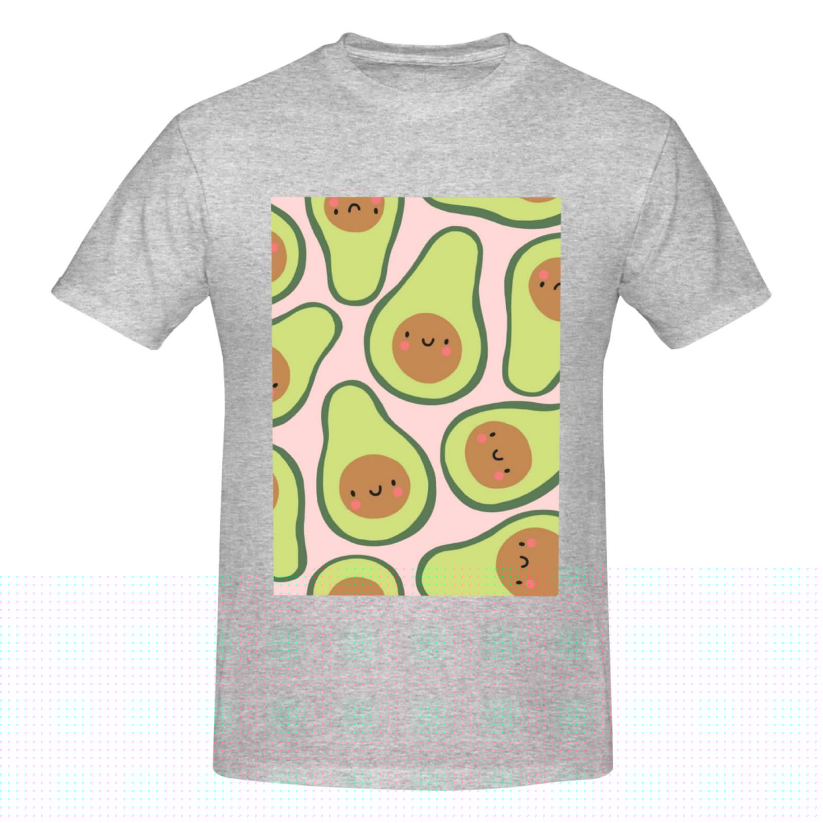 thumbnail image 4 of Bingfone Cute Avocado Men'S Loose Fit Short-Sleeve Pocket T-Shirt, 4 of 7