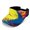 Abstract Color Stroke Print, variant on Neon Baseball Player Pattern Adjustable Strap Design Sun Visor Cap for Running Hiking, Comfortable Fit UV Protected Open Top Visors