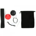 thumbnail image 1 of Pelota de espuma de PU ajustable montada en la cabeza para boxeo, equipo deportivo para ejercicios, pelota negra y roja, 1 of 10