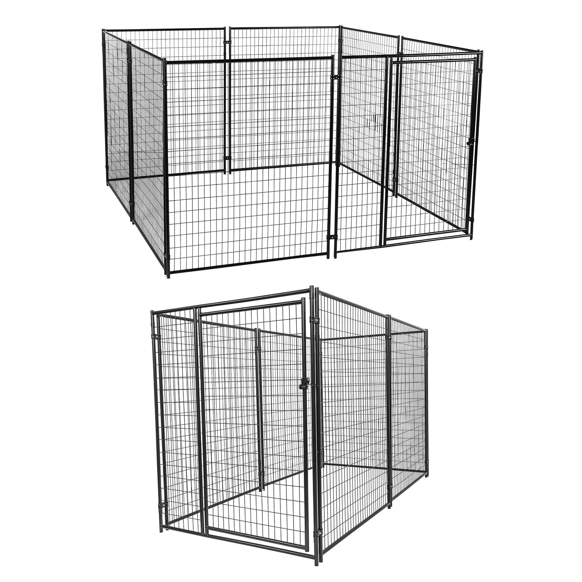 Lucky Dog Large Modular Welded Wire Box Indoor Outdoor Dog Kennel, Pick