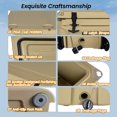 thumbnail image 2 of 85 Quart Rotomolded Cooler for Camping, Khaki Insulated Ice Chest with 6-Day Ice Retention, Wheels & Rope Handles, Hard Cooler for Fishing, Job Site & Off-Grid - Insulated Ice Chest with Wheels, 2 of 11
