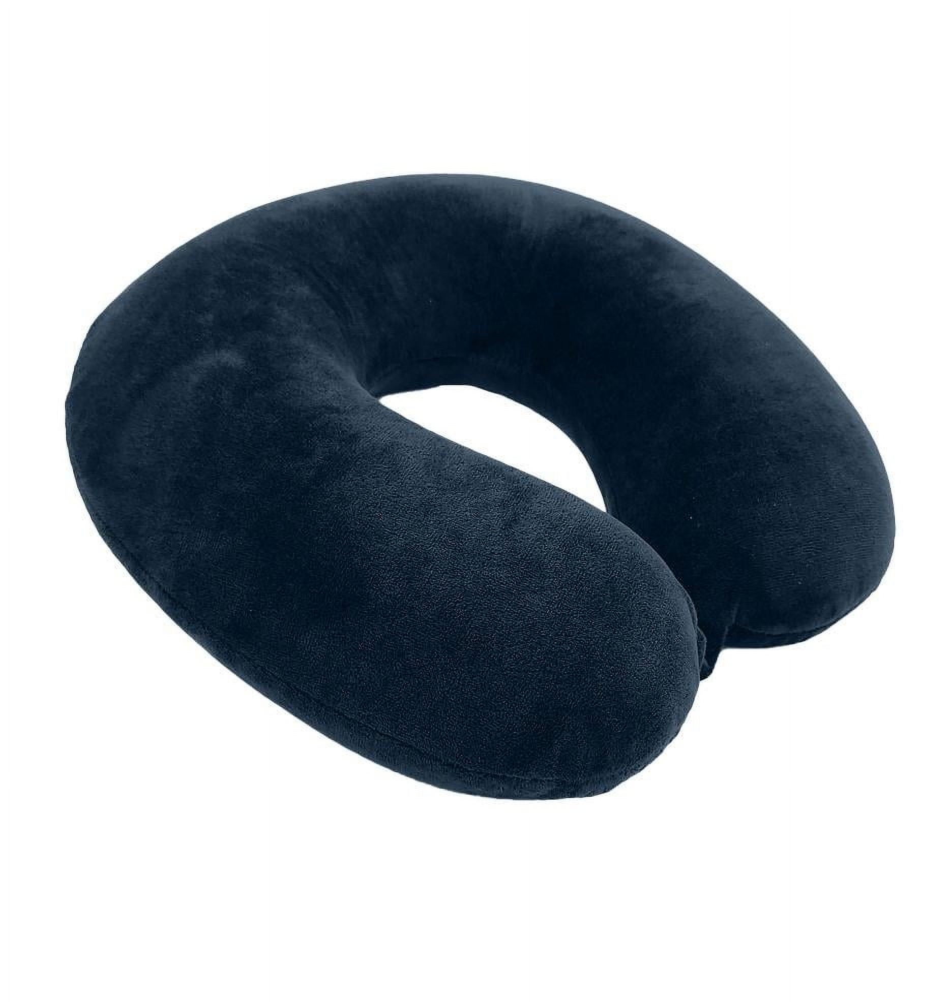 Protege Memory Foam Neck Pillow, Navy photo 4