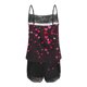 thumbnail image 2 of TaTaai Fashionable Sling Pajama Set for Women, Splicing Tank Top with Shorts, Soft Home Wear, Lounge Set Gift, 2 of 4