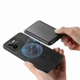 thumbnail image 4 of Compatible with Realme GT 7 Pro 5G Phone Case Removable Magnetic Card Holder Leather Phone Back Cover - Black, 4 of 5
