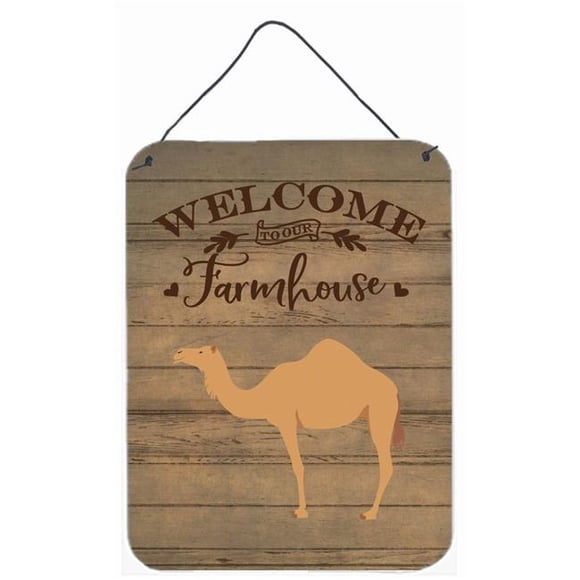 Carolines Treasures CK6761DS1216 12 x 16 in. Arabian Camel Dromedary Welcome Wall or Door Hanging Prints
