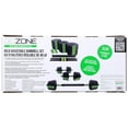 thumbnail image 3 of GoZone 40lb Adjustable Dumbbell/Weight Set – Black/Green, 3 of 9