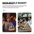 thumbnail image 5 of Monyance Handheld Basket Metal Beer Bottle Carrier 12-Bottle Beverage Holder for Bar & Restaurant(11.42X8.66X12.6Inches), 5 of 10