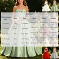 thumbnail image 3 of Shihyeh Girls Strapless Satin Ball Gown With Bow Flower Girl Dress For Wedding Bridesmaid Pageant Birthday Party Floor Length A-Line Dress For Kids Teens, 3 of 9