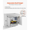 thumbnail image 6 of KFFKFF Unassembled Cabinet in White Shaker Style, 30-Inch Base Cabinet with Drawer, Dimensions: 30" W x 24" D x 34.5" H, Comes with Soft-Close Doors and Adjustable Shelf, Ideal for Home Office, 6 of 9