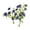 Purple, variant on 1Pcs Realistic Small Artificial Flowers, Faux Blooms for Diy Craft Wedding Bouquet, Plastic Floral Picks for Home Centerpiece Decor, 3X2X2In (White)