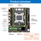 thumbnail image 4 of Methold Placa base de ordenador procesador V2 de doble canal 4*4G DDR3 1333 REG ECC memoria RAM Kit combinado placa principal ligera placa base de PC Cables de computadora, 4 of 6