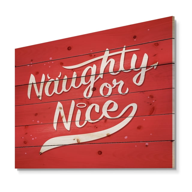 Design Art - Christmas Naughty or Nice