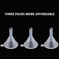 thumbnail image 4 of Wweixi 3 Pcs Entonnoir Triangulaire Portable Filtre à Soupe Mini Entonnoir de Cuisine en Plastique Réutilisable Équipement de Laboratoire, 4 of 7