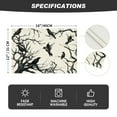 thumbnail image 7 of Tree Crows Halloween Placemats Set of 4, 12x18 Inch Branches Fall Table Mats for Outdoor Home Party Kitchen Dining Decoration (2,30x45cm,Strip), 7 of 7