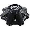 thumbnail image 3 of FUEL Matte Black Chrome Rivets Wheel Center Caps One (1) 1002-53B M-447 8-Lug (with Screws), 3 of 4