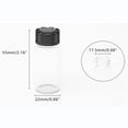 thumbnail image 2 of 1/10Pcs Portable Liquids, Powder, Seeds Screwcap 10ml (0.3 Oz) Liquid Sampling Sample Clear Bottles Vial Glass Bottles Vials Empty Jars 1PC, 2 of 8