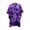 Purple Nebula Galaxy, variant on WIRESTER Hair Salon Capes with Snap Closure Waterproof Hairdressing Styling Hair Cutting Coloring Cape for Barber Hairdressers - Colorful Painting