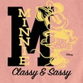 thumbnail image 3 of Disney - Minnie Mouse - Outlined - Classy & Sassy - Toddler & Youth Girls Short Sleeve Graphic T-Shirt, 3 of 5
