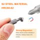 thumbnail image 4 of Uxcell 2pcs PH1 Broca de destornillador Phillips 1/4" Hex Shank 25mm/1" Longitud Magnética Bits de Cabeza Cruzada Hex Acero S2, 4 of 7