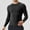 Black, variant on Mens Compression Long-Sleeve Shirts Athletic Base Layer Cool Dry Workout Shirts Sports Running Tops