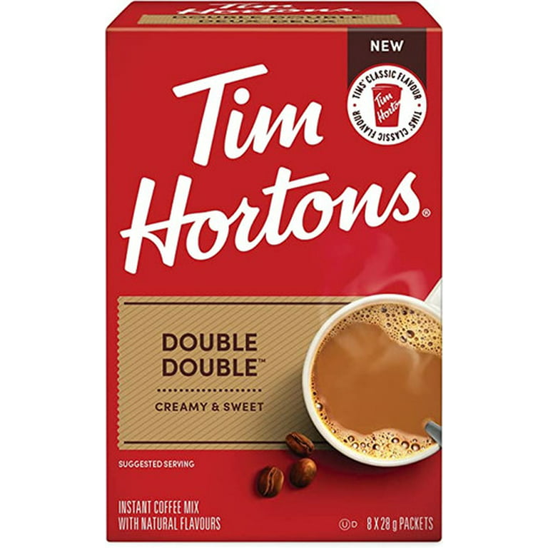 Tim Hortons Double Double Instant Coffee Mix, x oz. from Canada} - Walmart.com