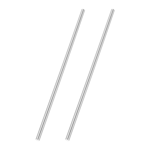 Uxcell 2 Pcs Round Steel Rod 5mm Diameter HSS Lathe Bar Stock Tool 200mm Long for Shaft Gear Drill Lathes Boring Machine Turning Miniature Axle Cylindrical Pin DIY Craft Tool