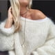 thumbnail image 3 of Suéter de mohair de Amoy Factory para mujer, estilo europeo y americano, para primavera y otoño, informal, de punto, de gran tamaño, 3 of 4