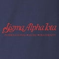 thumbnail image 3 of CafePress - Sigma Alpha Iota Logo Long Sleeve T Shirt - Long Sleeve Dark T-Shirt, 3 of 4
