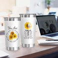 thumbnail image 4 of Christian Gifts For Women Tumbler, Birthday Gift For Women, Unique Christian Tumbler, Religious Gifts For Women, Inspirational Gifts For Women, Bible Verse Sunflower Faith Easter Gifts for women 20OZ, 4 of 6