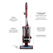 Shark Navigator Lift-Away Upright Vacuum, Pet Friendly, Powerful Suction, Self Cleaning Brushroll, HEPA Filter, ZU660 Burgundy