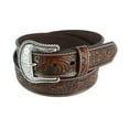 thumbnail image 1 of Nocona N2446008-42 Mens Floral Embossed Belt, Tan - Size 42, 1 of 2