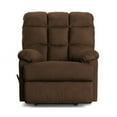 thumbnail image 3 of Homesvale Wall Hugger Recliner, Dark Brown Microfiber, For Living Room, 3 of 7