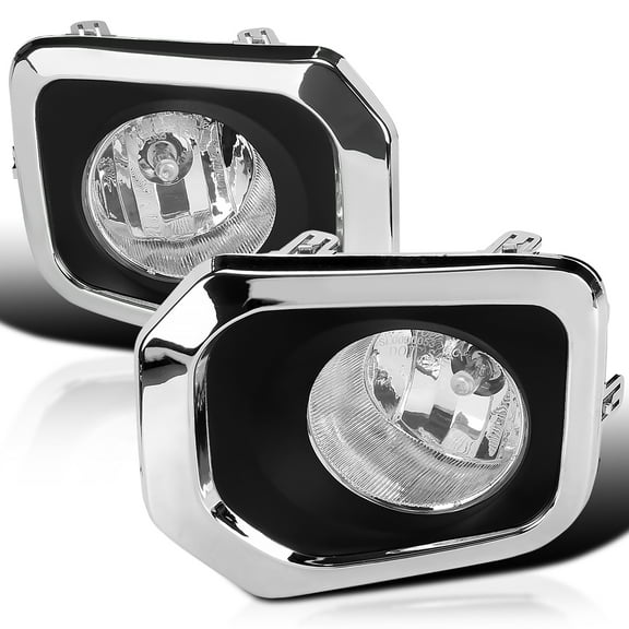 Spec-D Tuning Clear Bumper Driving Fog Lights Bulbs Switch Compatible with 2016-2022 Toyota Tacoma Left Right Assembly