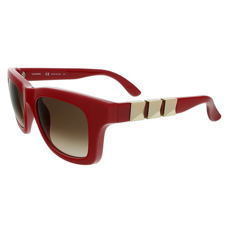 Valentino V691S 613 Red Square Valentino Sunglasses