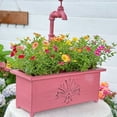 thumbnail image 1 of JZCHUNTOY 1 Pce Pot de Fleurs Carré en Fer Forgé pour Robinet, Jardinière Robuste Résistante à la Rouille, Contenant Décoratif de Jardin, pour Patio, Balcon, Appui de Fenêtre et Usage Intérieur Extérieur, 1 of 6