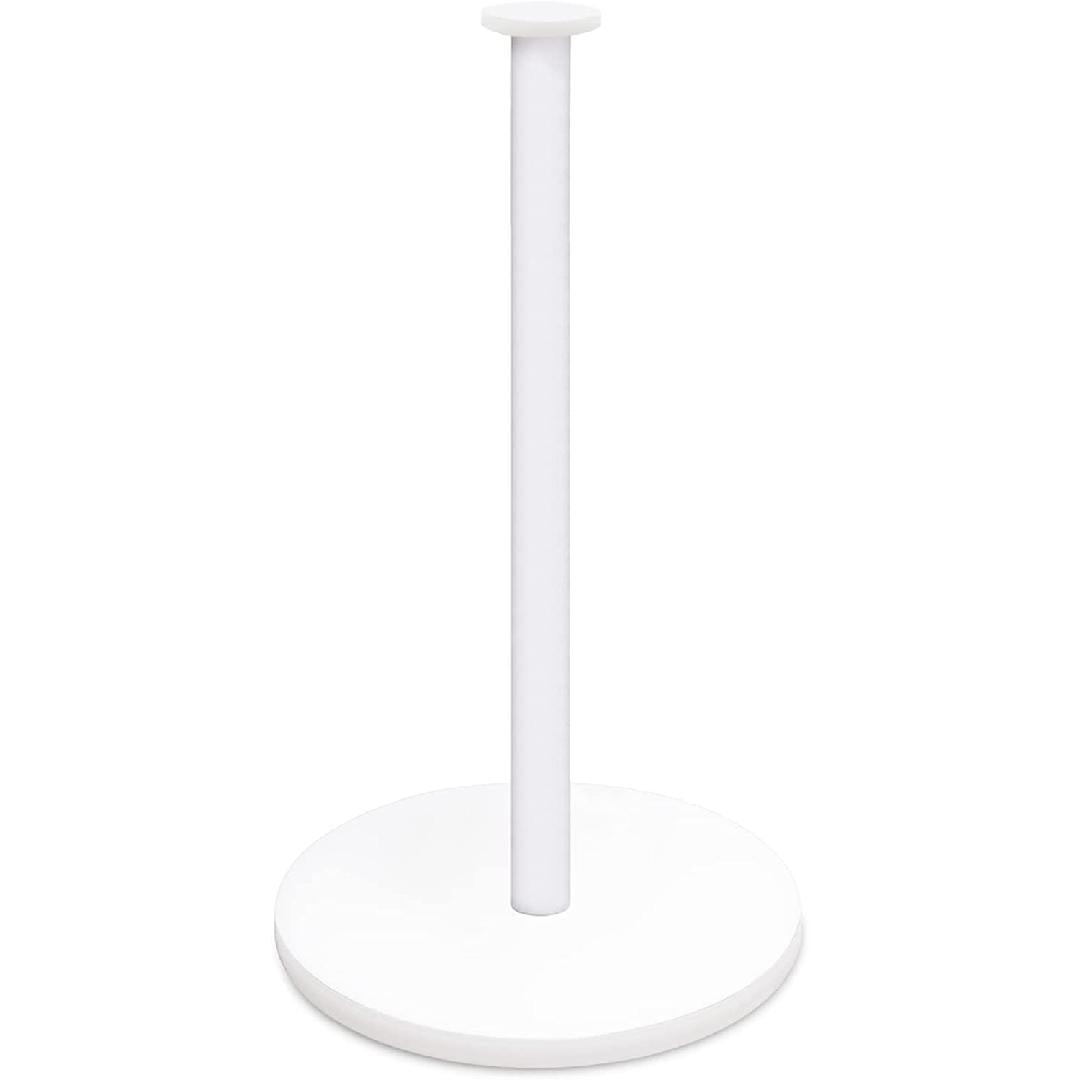 Acrylic Paper Towel Holder, Paper Towel Stand for Countertop, White