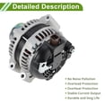 thumbnail image 3 of Alternador Automotriz Único Bargains para Honda Civic 2006-2011 2.0L Alta Salida 105A 12V 1 Pc No.31100RTA003, 3 of 7