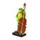 thumbnail image 3 of Escultura de animal, estatua de rana, regalo decorativo con base estable, adorno de resina. Violonchelo, 3 of 9
