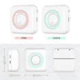 thumbnail image 3 of Functal Portable Mini Wireless Photo Printer With 10 Rolls, 3 of 4