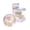 A002- Clear (Dream Core Donut), variant on Squeeze Toys, 2.5 Inch Gel Squeeze Stress Ball, Sensory Squeeze Toys, Squeeze for Relaxation, Ice-Transparent Yellow Lemon Bubble Squeeze Toys, 2.5 Inch Diameter, Soft Non-Sticky
