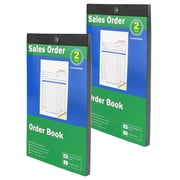 Gimehome Sales Order Book, 2-Part Carbonless, White Canary, 6 Packs, 4x7 Inches (2 count per pack)