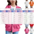 thumbnail image 3 of Tdoqot Girls Hoodie Jackets with Zipper- Loose Active Cute Long Sleeve Casual Fall Jacket Black Size 4, 3 of 7