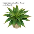 thumbnail image 3 of Billuyoard Suculentas artificiales, 21 hojas, gran planta de aloe de imitación, plantas sin maceta, decoración de paisaje de jardín para accesorios de Flores artificiales Billuyoard HA084207-00, 3 of 6