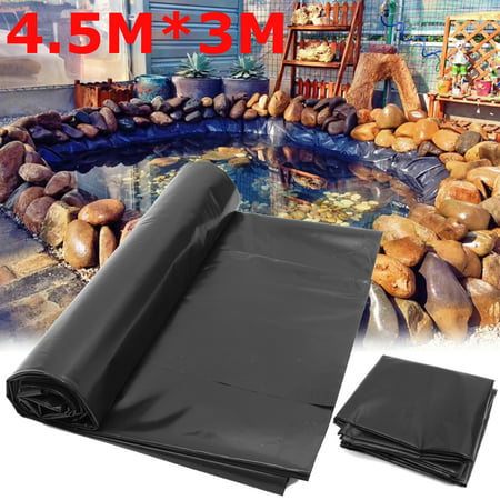 Mrosaa Fish Pond Liner Reinforced HDPE Heavy Duty Guaranty Landscaping,