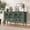 58"-Green, variant on CBJCBJ 58'' Large Sideboard Buffet Cabinet, Kitchen Storage Cabinet with 4 Glass Doors, Wood Coffee Bar Cabinet for Living Room,Black
