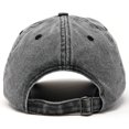 thumbnail image 3 of DALIX Number 1 Grandma Hat Gift Washed Cotton Baseball Cap in Washed Denim Black, 3 of 6