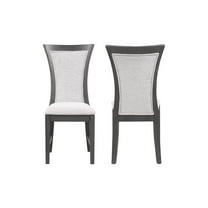 New Classic Furniture Flair Dining Chair (2 Per Carton)-Gray